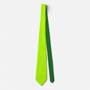 Corbata Vibrante verde de cal eléctrica lista para Persona