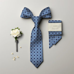 Corbata Victorian Edelweiss Lunares Dorados Vintage Hombre