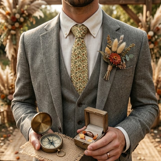 Corbata Vid floral silvestre rústica (Subido por el creador)