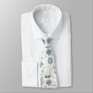Corbata Vida Costera Océanos Azules