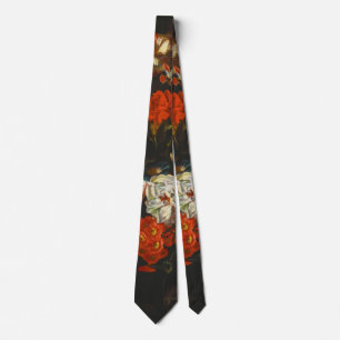 Corbata Vida residual vintage con flores