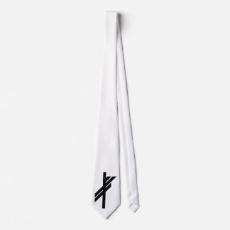 Corbata Viking Rune - Suerte - negro