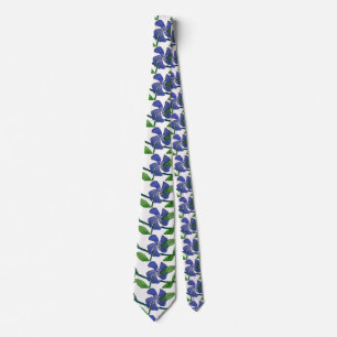 Corbata "Vinca #1" Flor Jardín de Cuello
