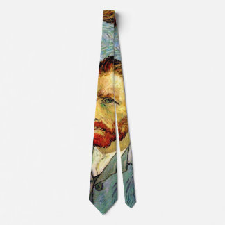 Corbata Vincent Van Gogh - Autorretrato verde Arte fino