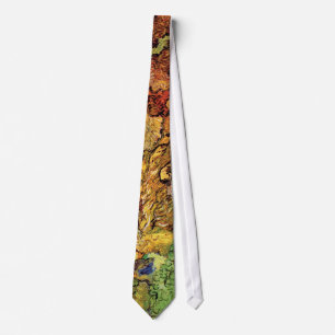Corbata Vincent Van Gogh - Campo con montones de grano