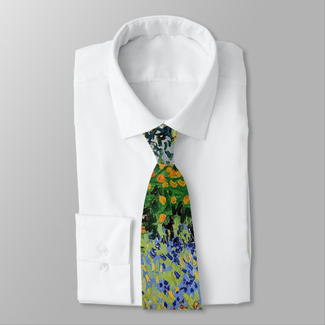 Corbata Vincent van Gogh - Jardín Florido (Atado)