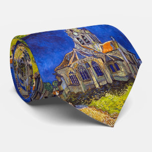 Corbata Vincent van Gogh - La Iglesia en Auvers