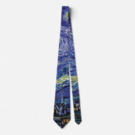Corbata Vincent Van Gogh - La Noche Estrellada Arte Fino