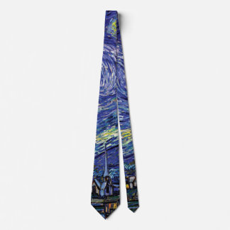 Corbata Vincent Van Gogh - La Noche Estrellada Arte Fino