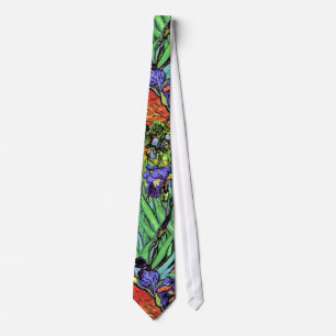 Corbata Vincent Van Gogh - Lirios - Amante del Arte Floral