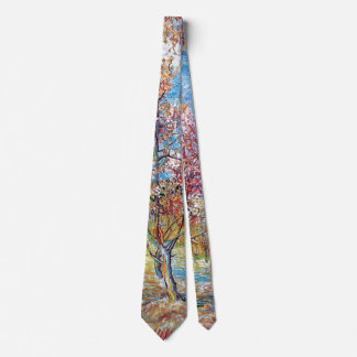Corbata Vincent Van Gogh - Melocotoneros rosados