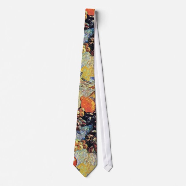 Corbata Vincent Van Gogh - Naturaleza Muerta con Manzanas  (Anverso)