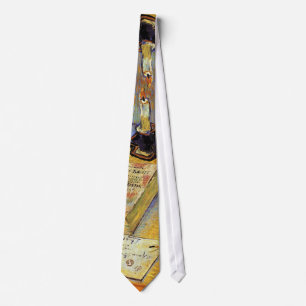 Corbata Vincent Van Gogh - Naturaleza muerta tablero de di
