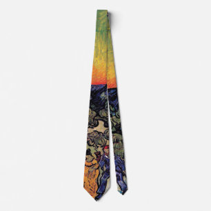 Corbata Vincent Van Gogh - Paisaje con Pareja Arte Fino
