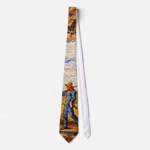 Corbata Vincent Van Gogh - Pareja de campesinos yendo al t
