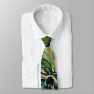 Corbata Vincent van Gogh - Polilla gigante del pavo real