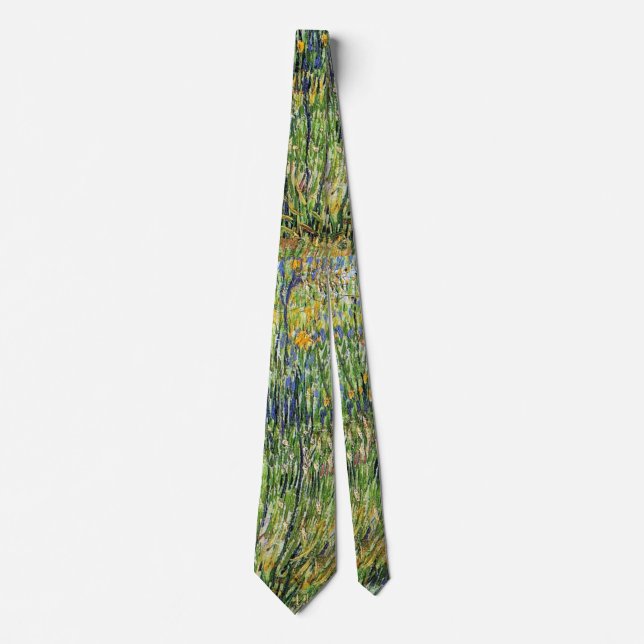 Corbata Vincent Van Gogh - Prado en Flor Arte Fino (Anverso)