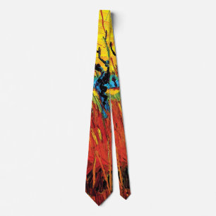 Corbata Vincent Van Gogh - Sauces al Atardecer Arte Fino