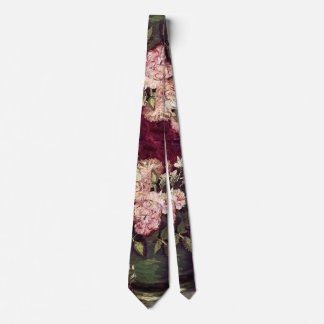 Corbata Vincent Van Gogh - Tazón con Peonías y Rosas