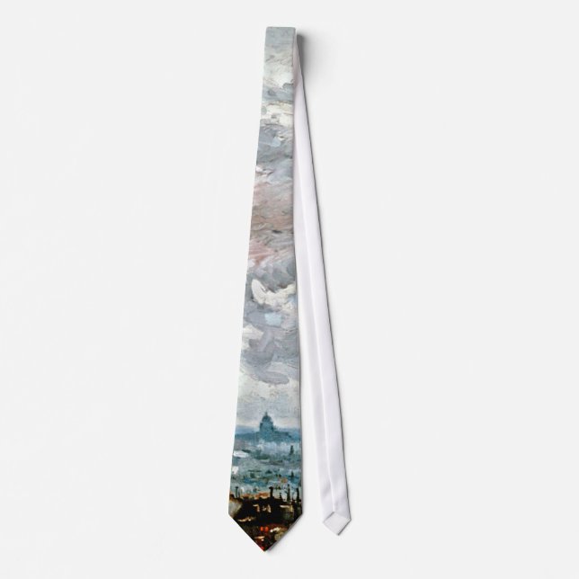 Corbata Vincent Van Gogh - Vista de los Tejados de París (Anverso)