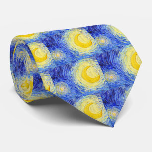 Corbata Vincent Willem van Gogh , "Noche estrellada"