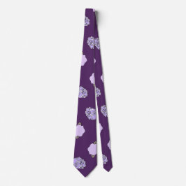 Corbata Vínculo a la Oficina Oral Violeta Profunda