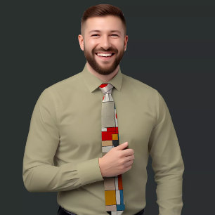 Corbata Vínculo abstracto contemporáneo