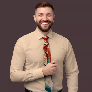 Corbata Vínculo de diseño abstracto moderno con una placa