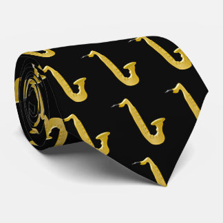 Corbata Vínculo de diseño saxofónico