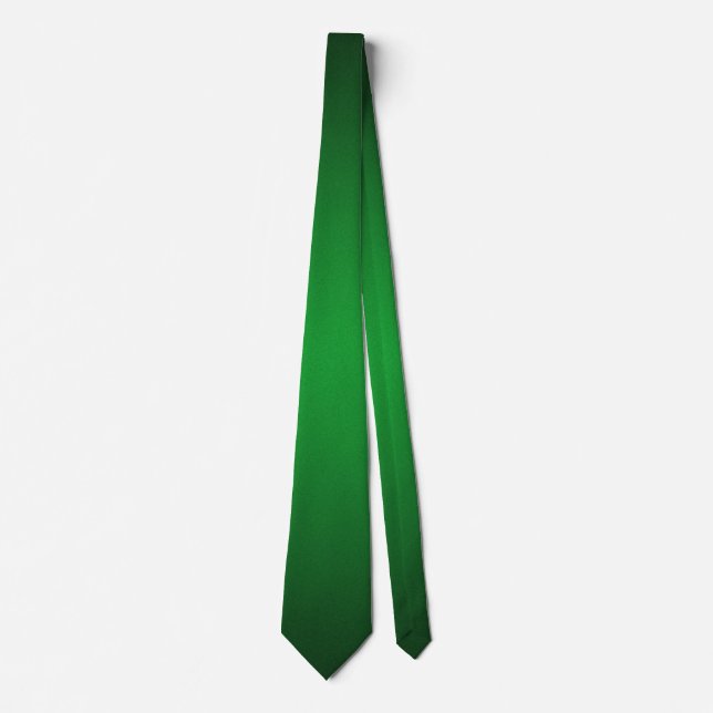 Corbata Viñeta granulada de moda verde-negro (Anverso)