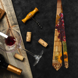 Corbata Vineyard o el tema del vino Tie