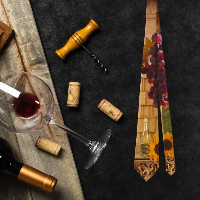 Corbata Vineyard o el tema del vino Tie (Subido por el creador)