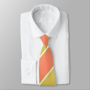 Corbata Vino blanco y salmón II