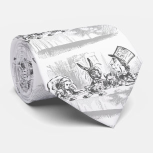 Corbata Vintage Alicia de la fiesta del té en lazo del