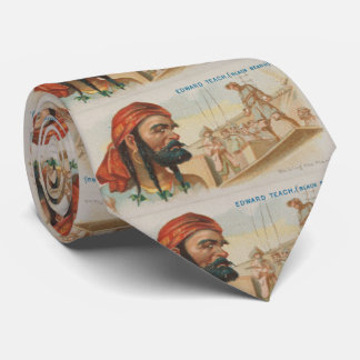Corbata Vintage Blackbeard El Ilustracion Pirata (1888)
