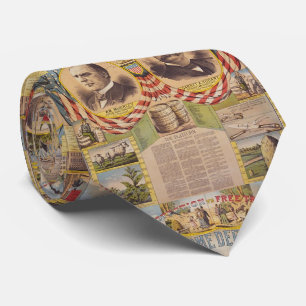 Corbata Vintage campaña presidencial Fiesta republicano