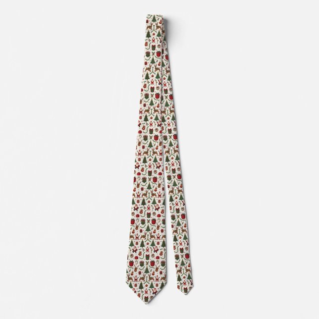 Corbata Vintage Christmas Tie (Anverso)