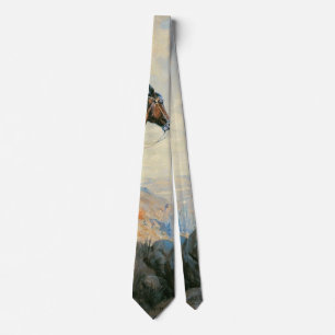 Corbata Vintage Cowboy, Centinela de las Llanuras Por Dunt