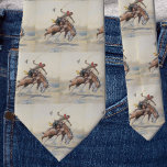 Corbata Vintage Cowboy Occidental En Caballo Maldito<br><div class="desc">Vintage Western Cowboy en una maldita corbata de cuello para caballos</div>