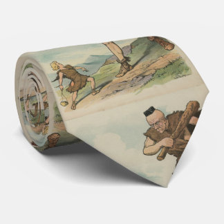 Corbata Vintage David contra Goliat Illustration (1905)