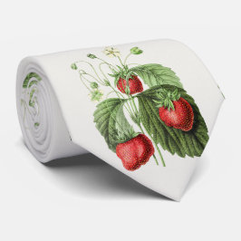 Corbata vintage de fresa