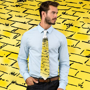Corbata Vintage El Mago de Oz Camino de Ladrillos Amarillo