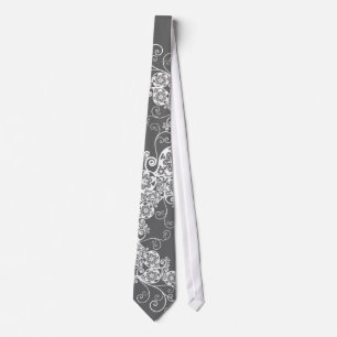 Corbata Vintage Elegante Paisley Floral Elegante Boda