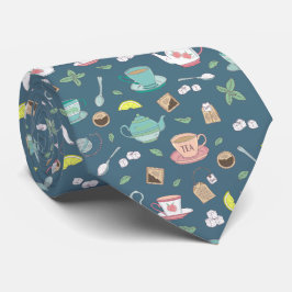 Corbata Vintage English Teacups Teapot Tea Drinker Boda