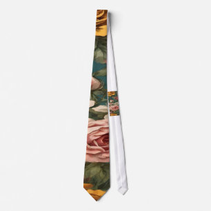 Corbata Vintage floral