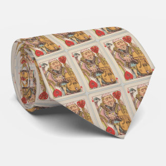 Corbata Vintage Jack of Hearts Jugando al Ilustracion de c