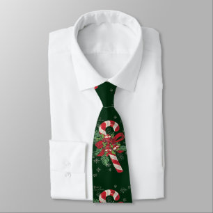 Corbata Vintage Merry Christmas Candy Cane