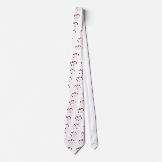 Corbata Vintage Merry Christmas Santa (Anverso)