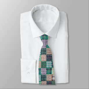 Corbata Vintage Patchwork Tie