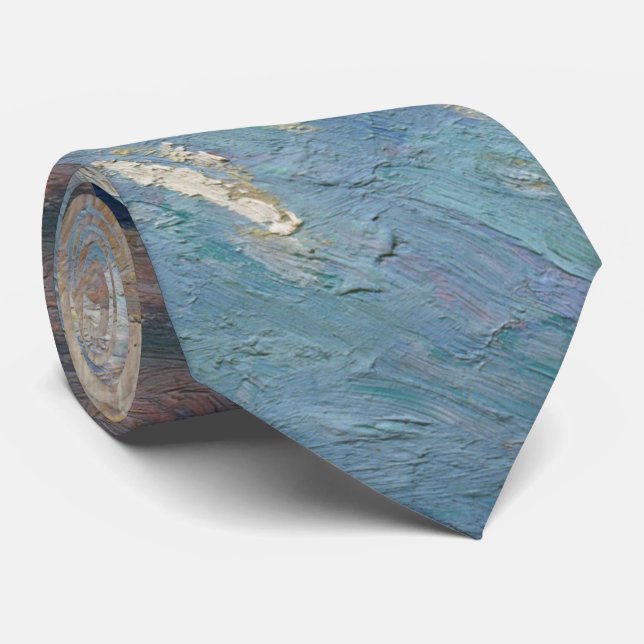 Corbata Vintage Tom Thomson Pintando el Parque Algonquin C (Enrollado)